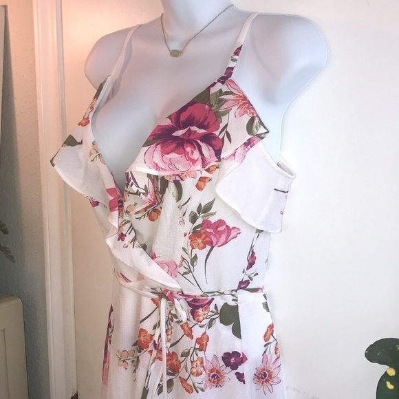 NWT by&by Floral High-Low Dress Size M - Picture 6 of 17